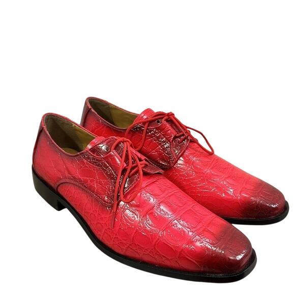 Giorgio Brutini Men’s Oxford Shoes sz 9 Vegan Leather NEW # box 164 main image 9